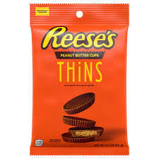 Reese's Peanut Butter Cup Thins 87g(Best Before Date:- 02/2024)