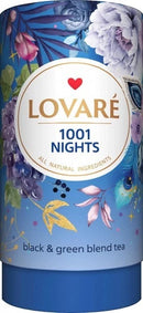 Lovare 1001 Black & Green Tea Blend 80g