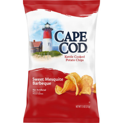 Cape Cod Sweet Mesquite Barbeque Kettle Cooked Potato Chips 212g