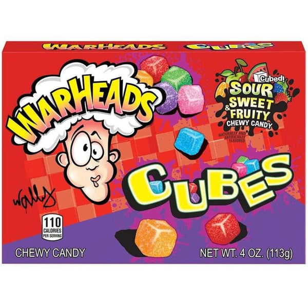 Warheads Chewy Cubes Candy Box 113g