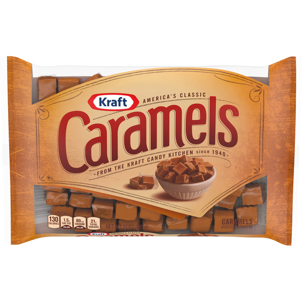 Kraft America's Classic Individually Wrapped Candy Caramels 311g