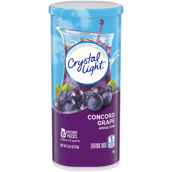 Crystal Light Concord Grape Drink Mix 57g sold by American grocer Uk