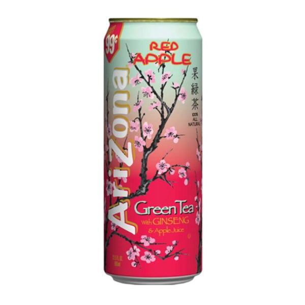 Arizona Green Tea with Ginseng & Apple Juice 680ml sold by American Grocer in the UK