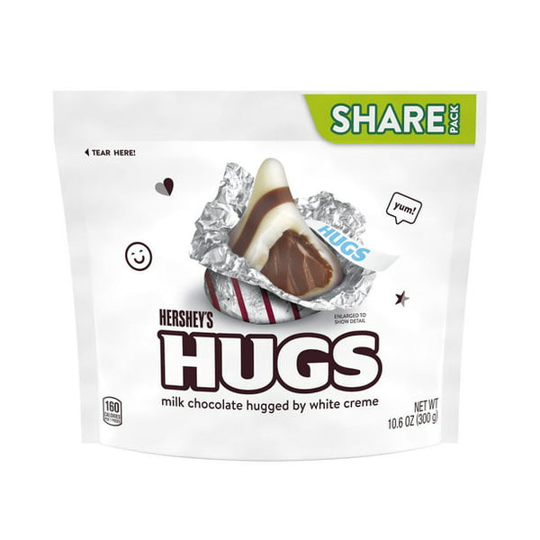 Hershey's Hugs White Creme Milk Chocolate 300g