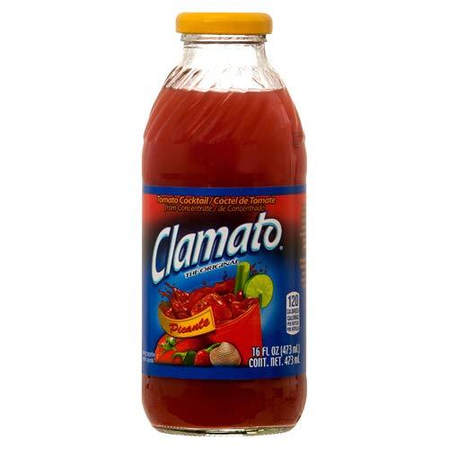 Mott's Clamato Picante Tomato Cocktail 473ml-Glass Bottles