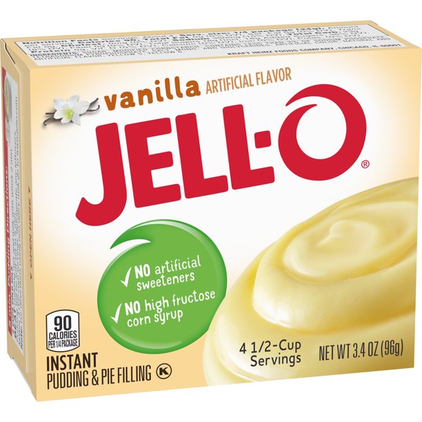 Jell-O Instant Vanilla Pudding & Pie Filling 96g