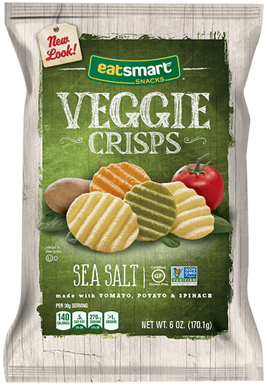 Eat Smart Sea Salt Veggie Crisps 170g
