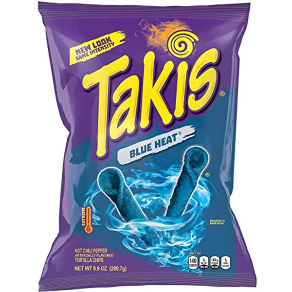 Takis Blue Heat Hot Chilli Pepper Tortilla Chips 280.7g