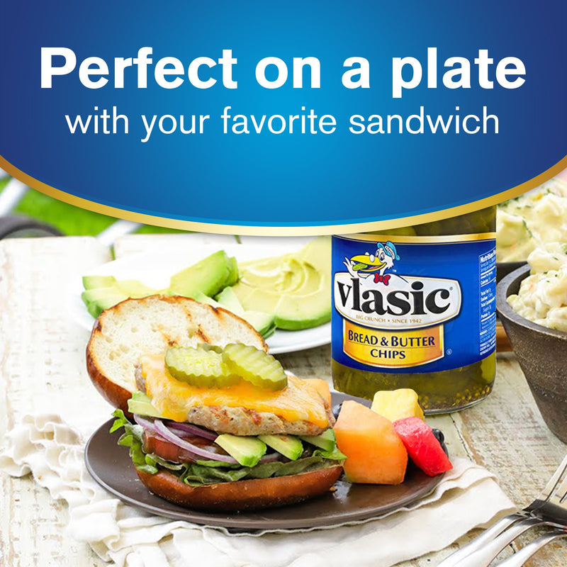 Vlasic Bread & Butter Pickle Chips 710ml(Best Before Date:- 18/12/2024)
