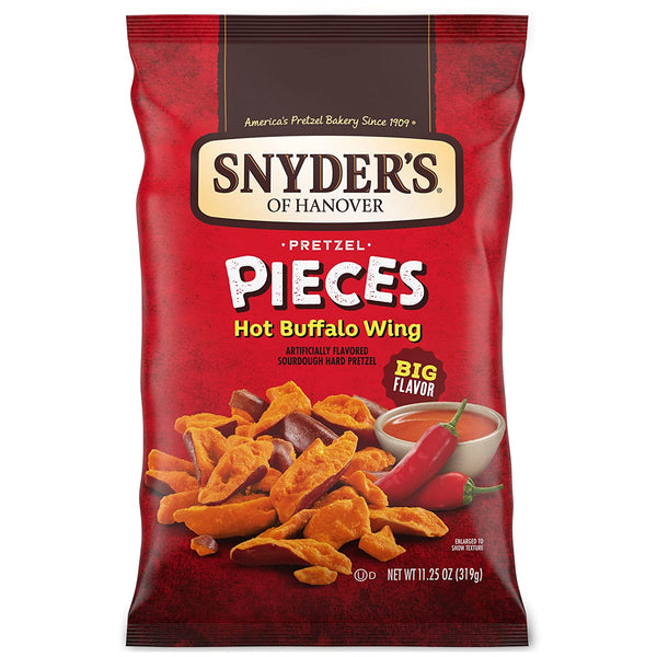 Snyder's Hot Buffalo Wing Pieces Pretzel 319g