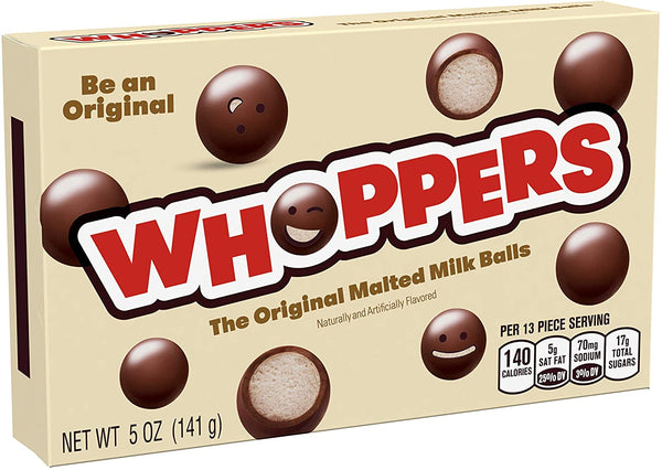 Hershey's Whoppers Original Malted Milk Balls Theatre Box 141g