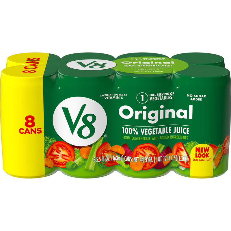 V8 Original 100% Vegetable Juice (8 x 340ml)