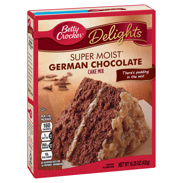 Betty Crocker Super Moist German Chocolate Cake Mix 432g sold by American Grocer in the UK