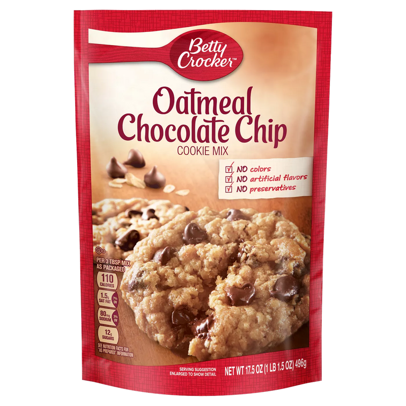 Betty Crocker Oatmeal Chocolate Chip Cookie Mix 496g sold by American Grocer in the UK