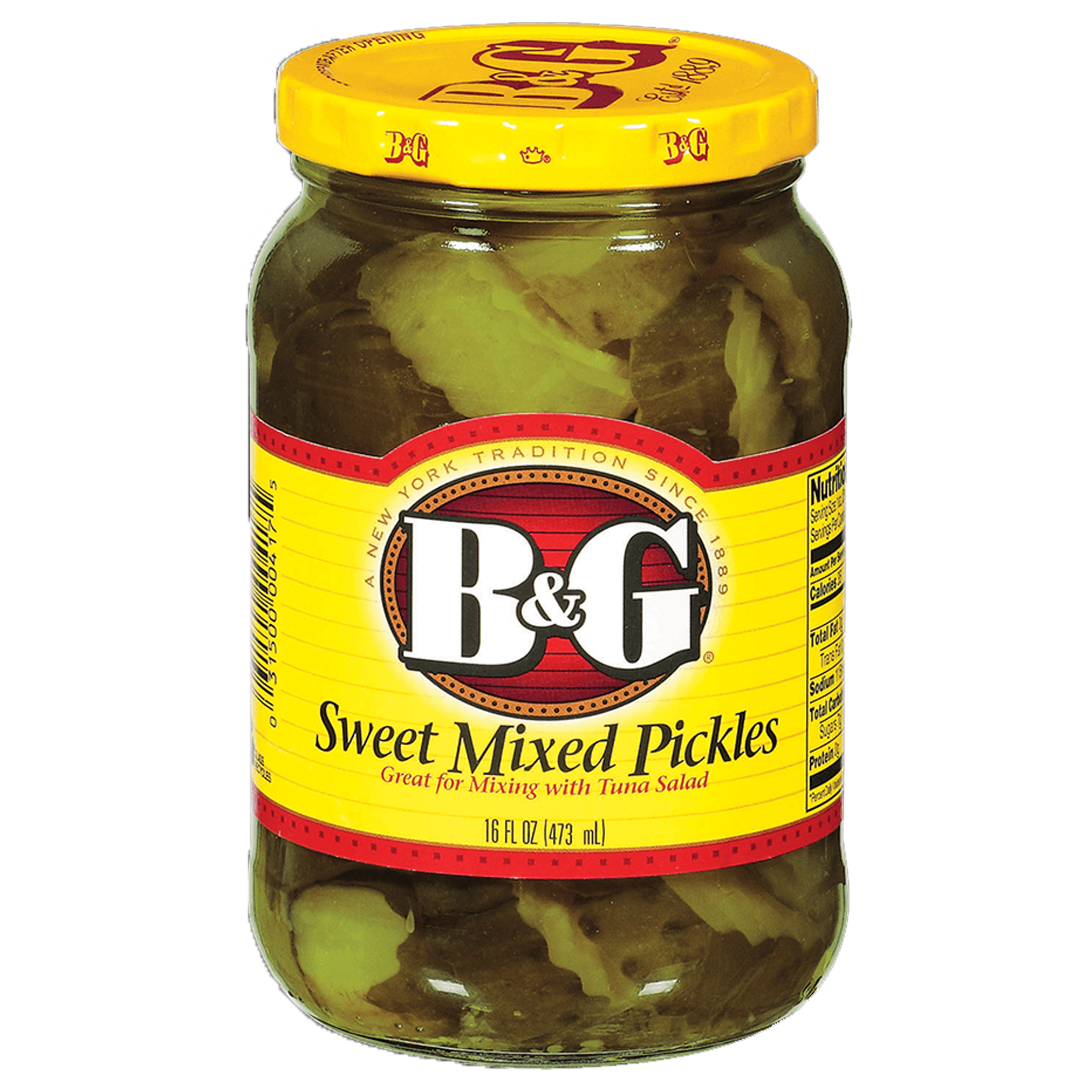 B&G Sweet Mixed Pickles 473ml (Best Before Date :-15/11/2025)
