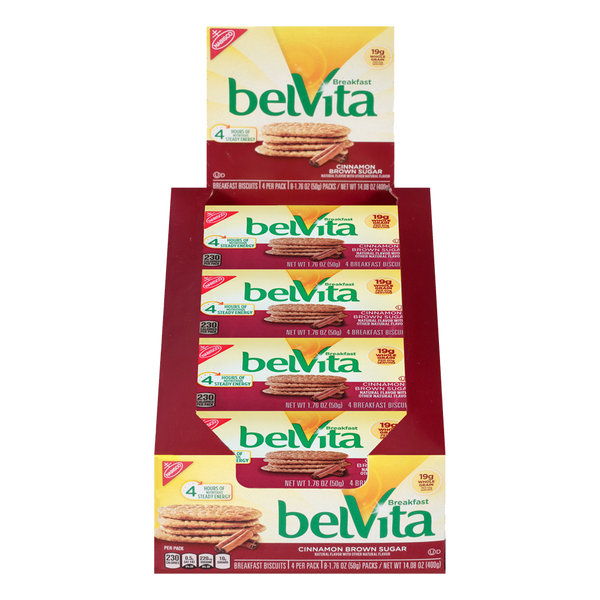 Belvita Breakfast Cinnamon Brown Sugar Biscuits 400g sold by American Grocer in the UK
