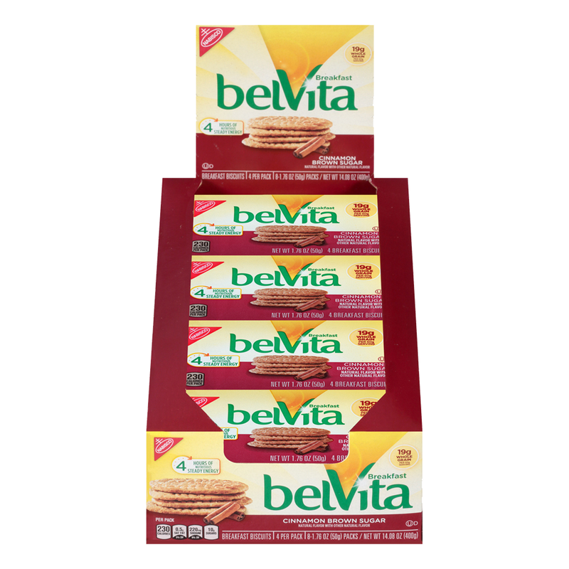 Belvita Breakfast Cinnamon Brown Sugar Biscuits 400g sold by American Grocer in the UK
