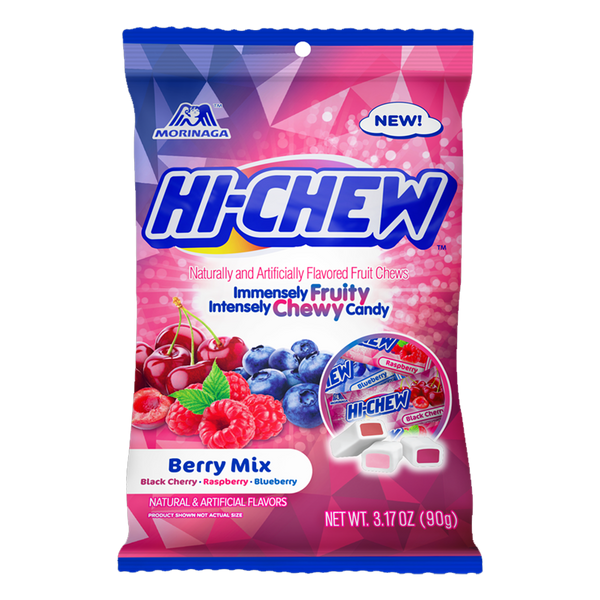 Hi-Chew Berry Mix 90g (Black Cherry, Raspberry, Blueberry)