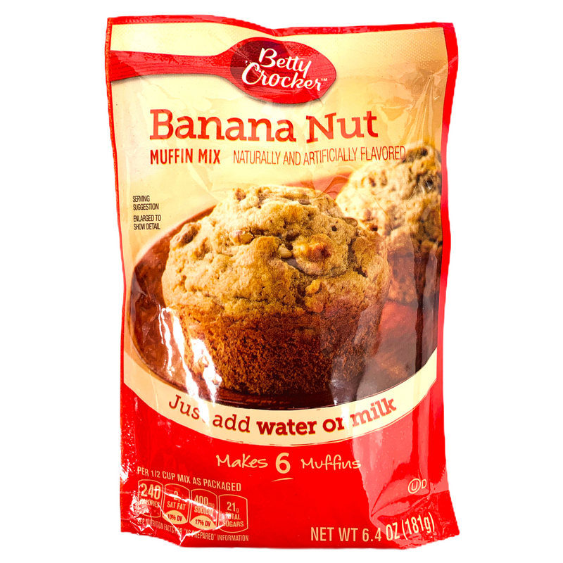 Betty Crocker Banana Nut Muffin Mix 181g sold by American Grocer in the UK