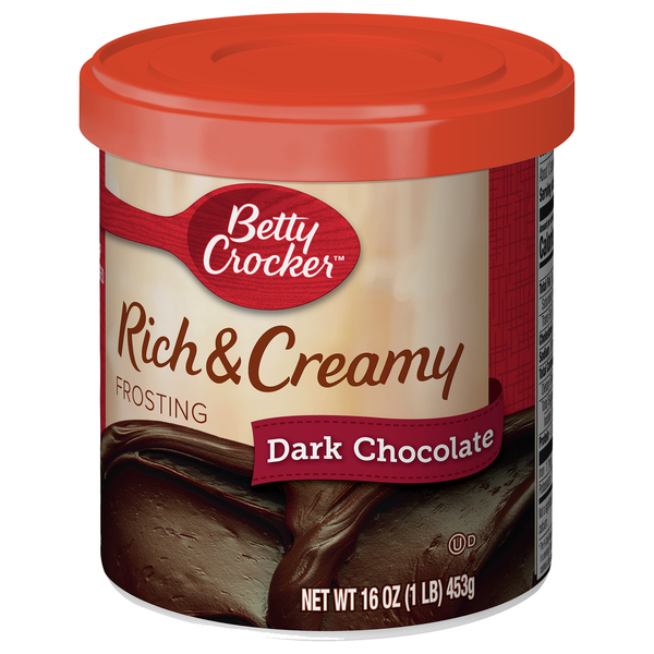Betty Crocker Rich & Creamy Dark Chocolate Frosting 453g sold by American Grocer in the UK