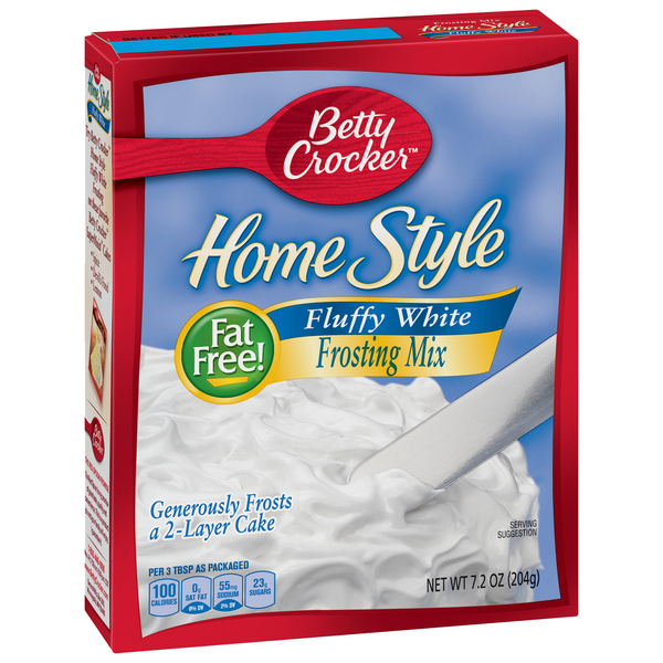 Betty Crocker Home Style Fat Free Fluffy White Frosting Mix 204g sold by American Grocer in the UK
