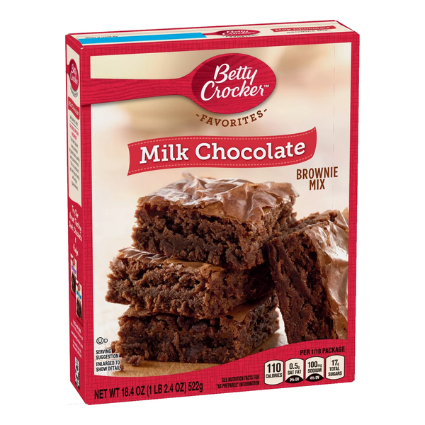 Betty Crocker Milk Chocolate Brownie Mix 522g sold by American Grocer in the UK