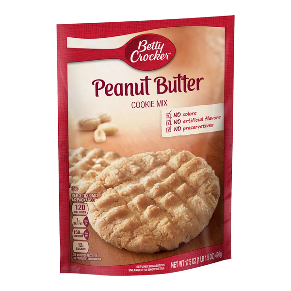 Betty Crocker Peanut Butter Cookie Mix 496g sold by American Grocer in the UK