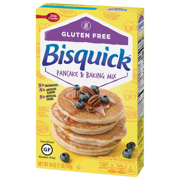 Betty Crocker Gluten Free Bisquick Original Pancake and Baking Mix 453g sold by American Grocer in the UK 