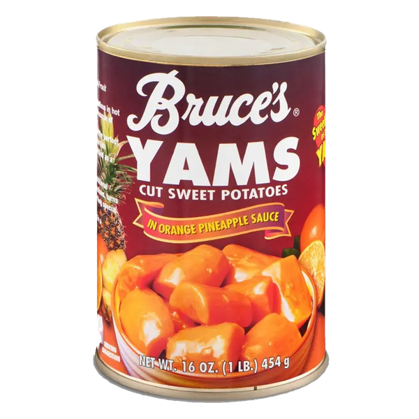 Bruce's Yams Cut Sweet Potatoes in Orange Pineapple Sauce 454g sold by American Grocer in the UK