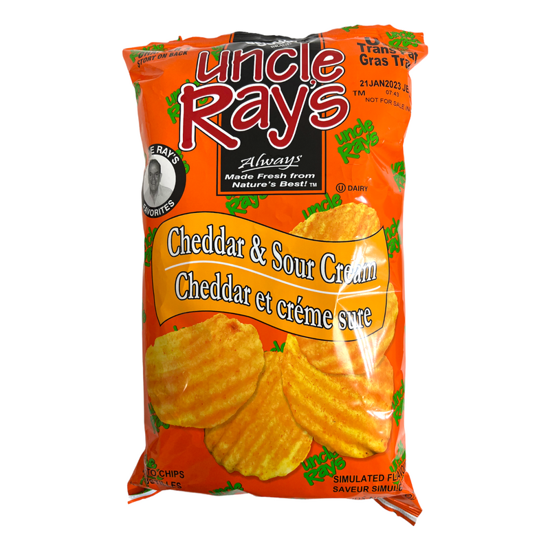 Uncle Ray's Sour Cream & Cheddar Potato Chips 120g