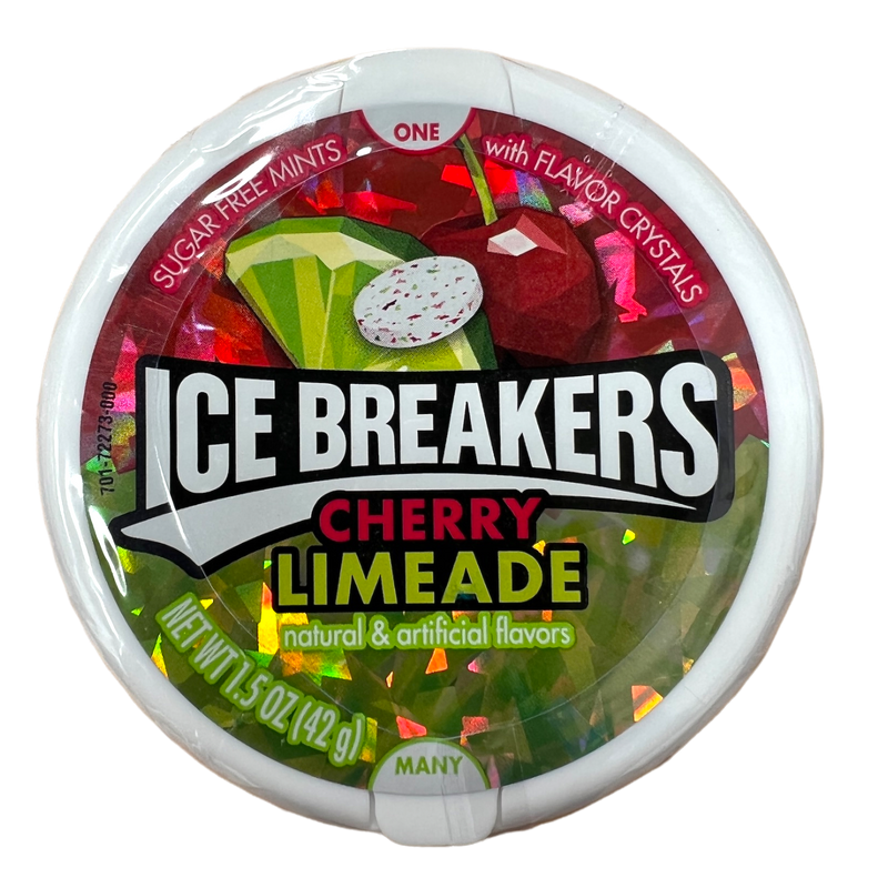 Ice Breakers Cherry Limeade Sugar Free Mints 42g (Best Before Date 04/2024)