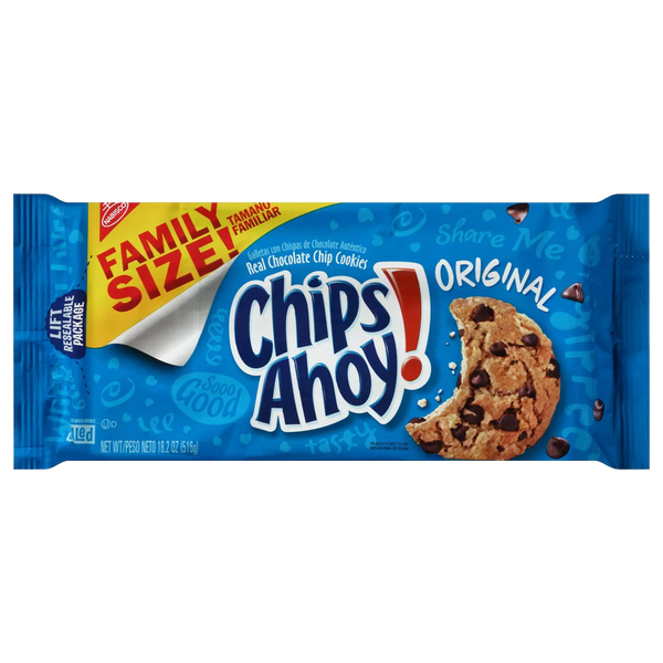 Nabisco Chip Ahoy! Original Chocolate Chip Cookies 515g FAMILY SIZE