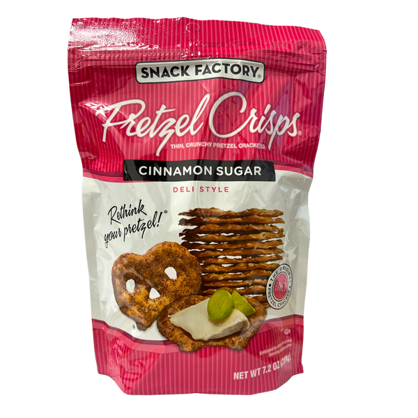 Snack Factory Cinnamon Sugar Deli Style Pretzel Crisps 204g