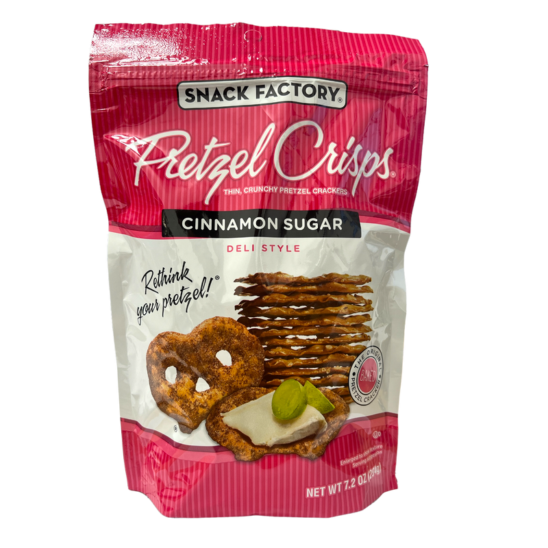 Snack Factory Cinnamon Sugar Deli Style Pretzel Crisps 204g