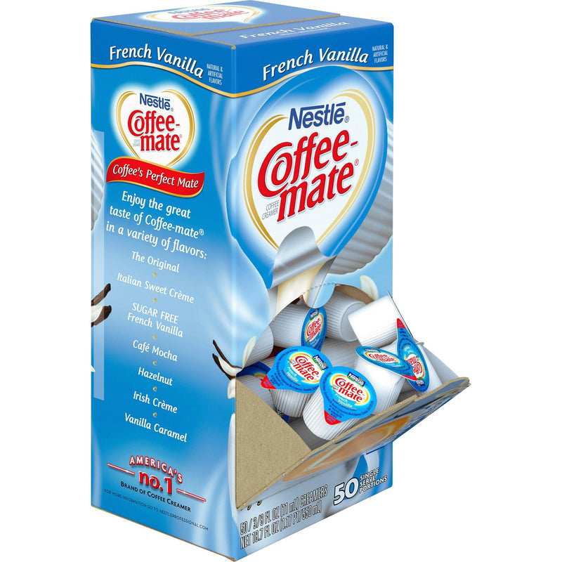 Nestle Coffee Mate Liquid French Vanilla Creamer 50ct
