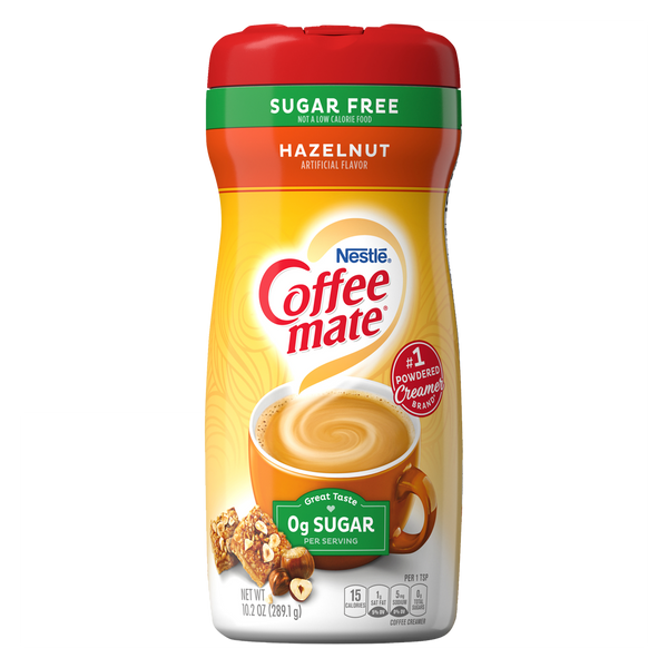 Nestle Coffee Mate Sugar Free Hazelnut Coffee Creamer 289.1g