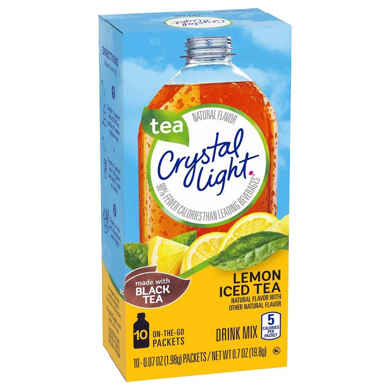 Crystal Light On The Go Lemon Iced Tea Drink Mix 19.8g sold by American grocer Uk