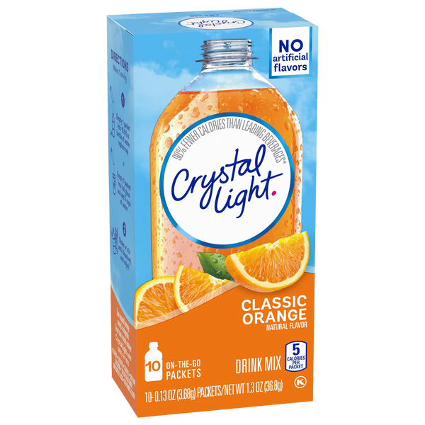 Crystal Light On The Go Classic Orange Drink Mix 36.8g sold by American grocer Uk