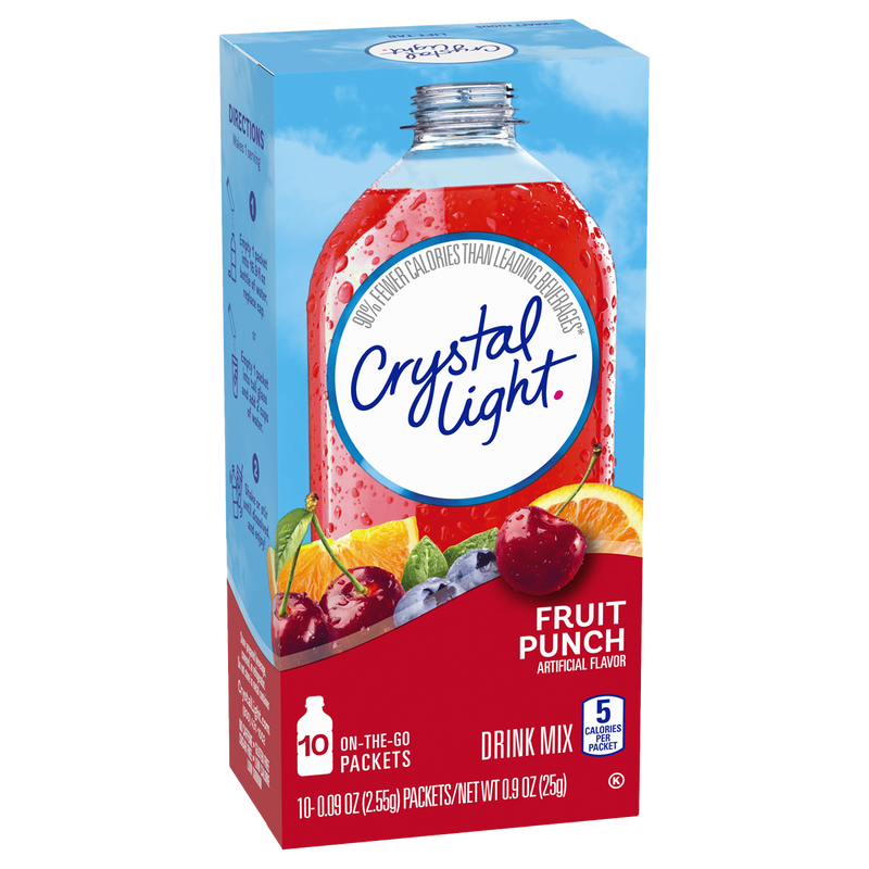 Crystal Light On The Go Fruit Punch Drink Mix 25g sold by American grocer Uk