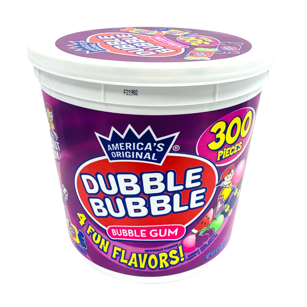 Dubble Bubble 4 Fun Flavours Gum 300 Pieces sold by American grocer Uk