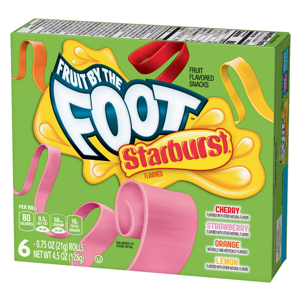 Fruit By The Foot Starburst Fruit Flavoured Snacks 128g