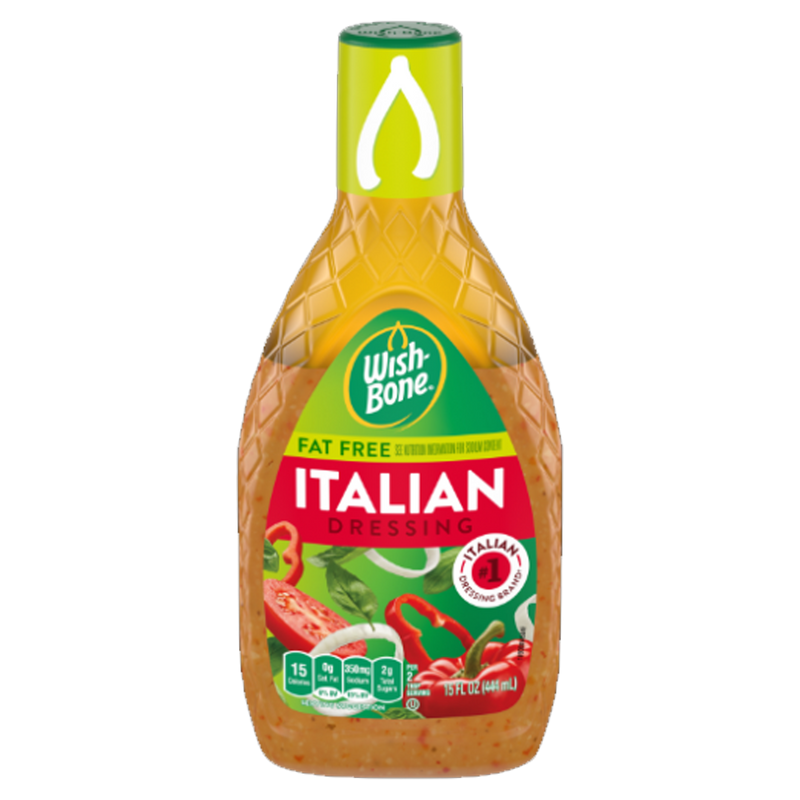 Wish Bone Fat Free Italian Dressing 444ml