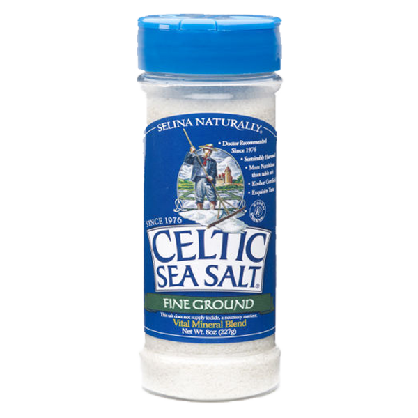 Celtic Sea Salt Fine Ground/Sel Fin Shaker Jar 227g sold by American Grocer in the UK