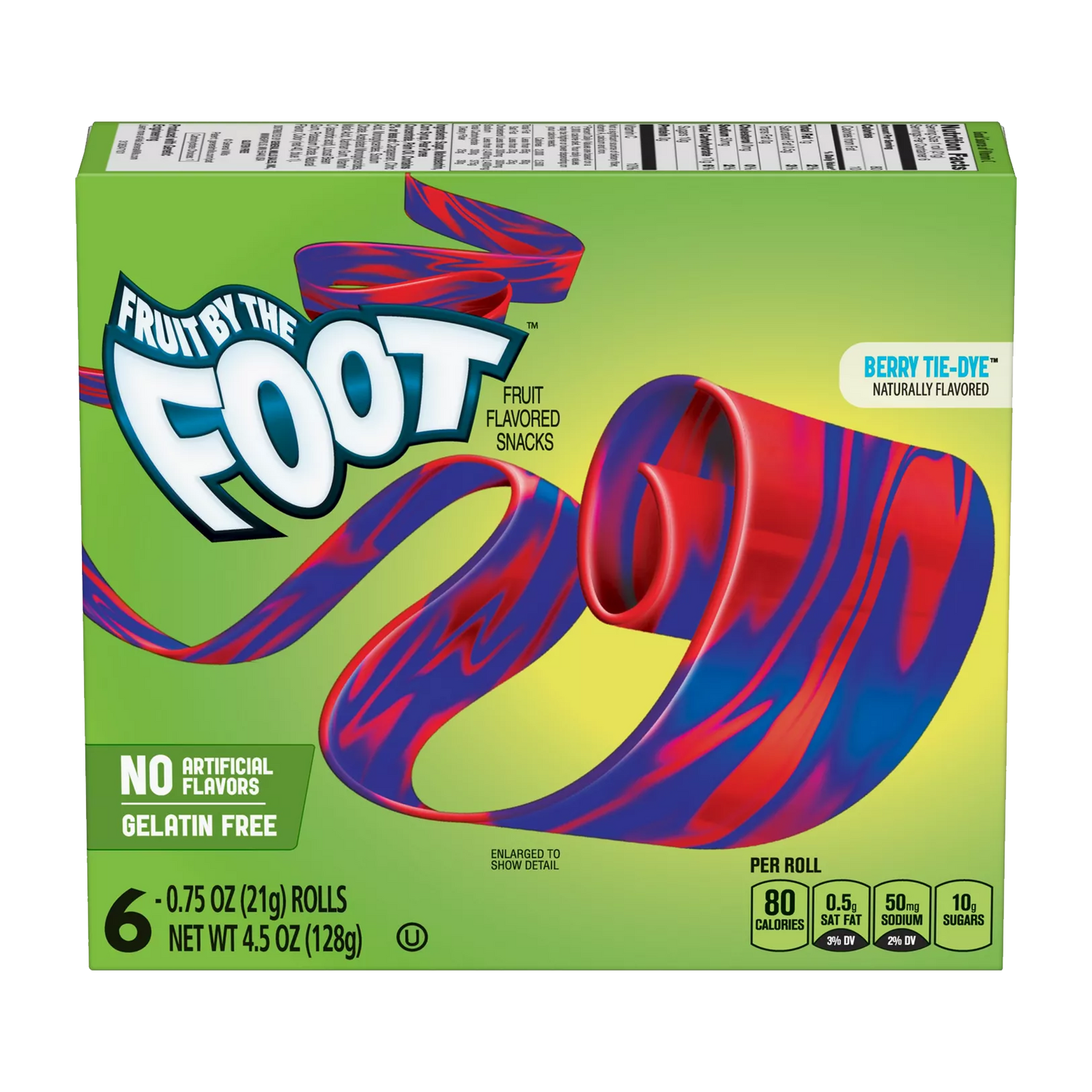 Fruit by the Foot Berry TieDye Fruit Flavoured Snacks 128g