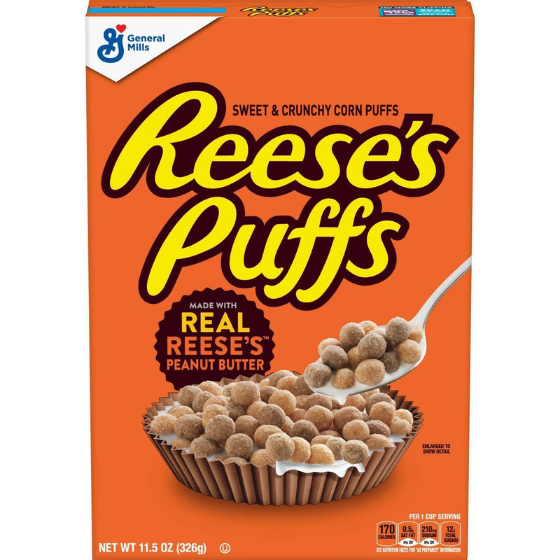 General Mills Reese's Puffs Peanut Butter Cereal 326g (Best Before Date 23/03/2024)