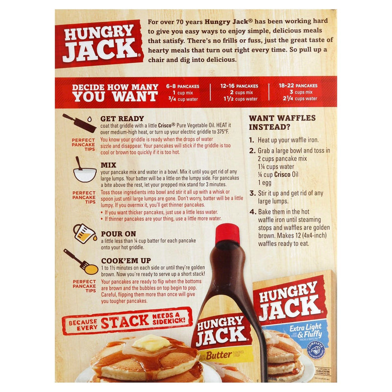 Hungry Jack Buttermilk Complete Pancake & Waffle Mix 907g