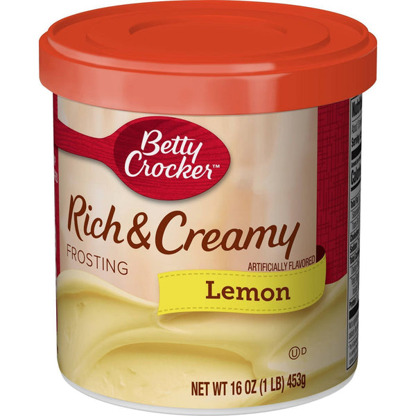 Betty Crocker Rich & Creamy Lemon Frosting 453g sold by American Grocer in the UK