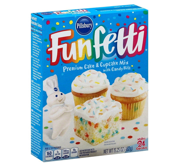 Pillsbury Funfetti Premium Cake & Cupcake Mix 432g (Best Before Date 03/12/2023)