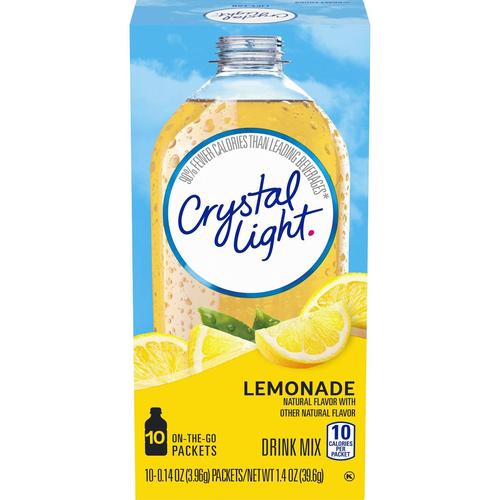 Crystal Light On The Go Natural Lemonade Drink Mix 39.6g sold by American grocer Uk