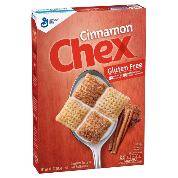 General Mills Cinnamon Chex® Cereal is a straight-up mathematical equation of combining wheat cereal and pepper-dusting of cinnamon! The wheat component in your cereal bowl early in the morning nourishes and feeds your body with energy so that you can move about actively all day.